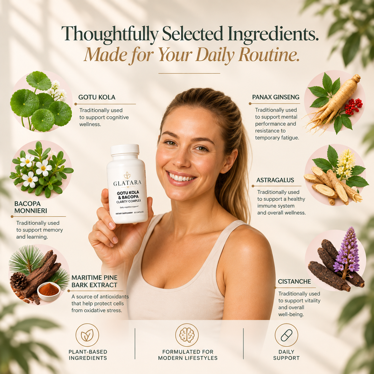 Glatara Clarity — Daily Botanical Support for Modern Women