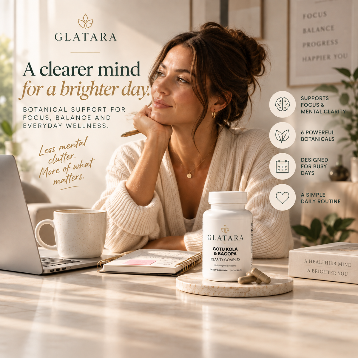Glatara Clarity — Daily Botanical Support for Modern Women